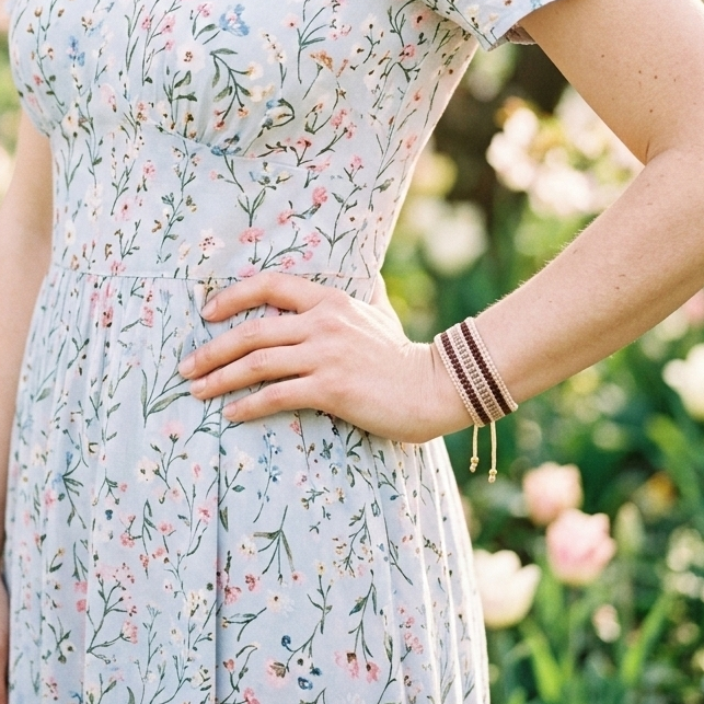 BRAZALETE TRES TONOS MARRONES