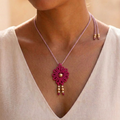 COLLAR FLOR DE SOL BUGANVILLA