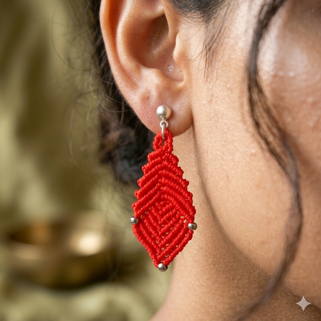 PENDIENTES PASIÓN ROJA