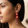 PENDIENTES FLORES DOBLES
