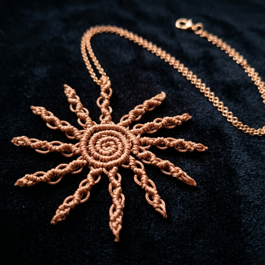 GARGANTILLA SOL BEIGE ELEGANCIA BOHO