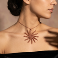 GARGANTILLA SOL BEIGE ELEGANCIA BOHO