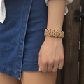 PULSERA REJILLA BEIGE