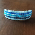 BRAZALETE TRES TONOS AZULES FUERTES