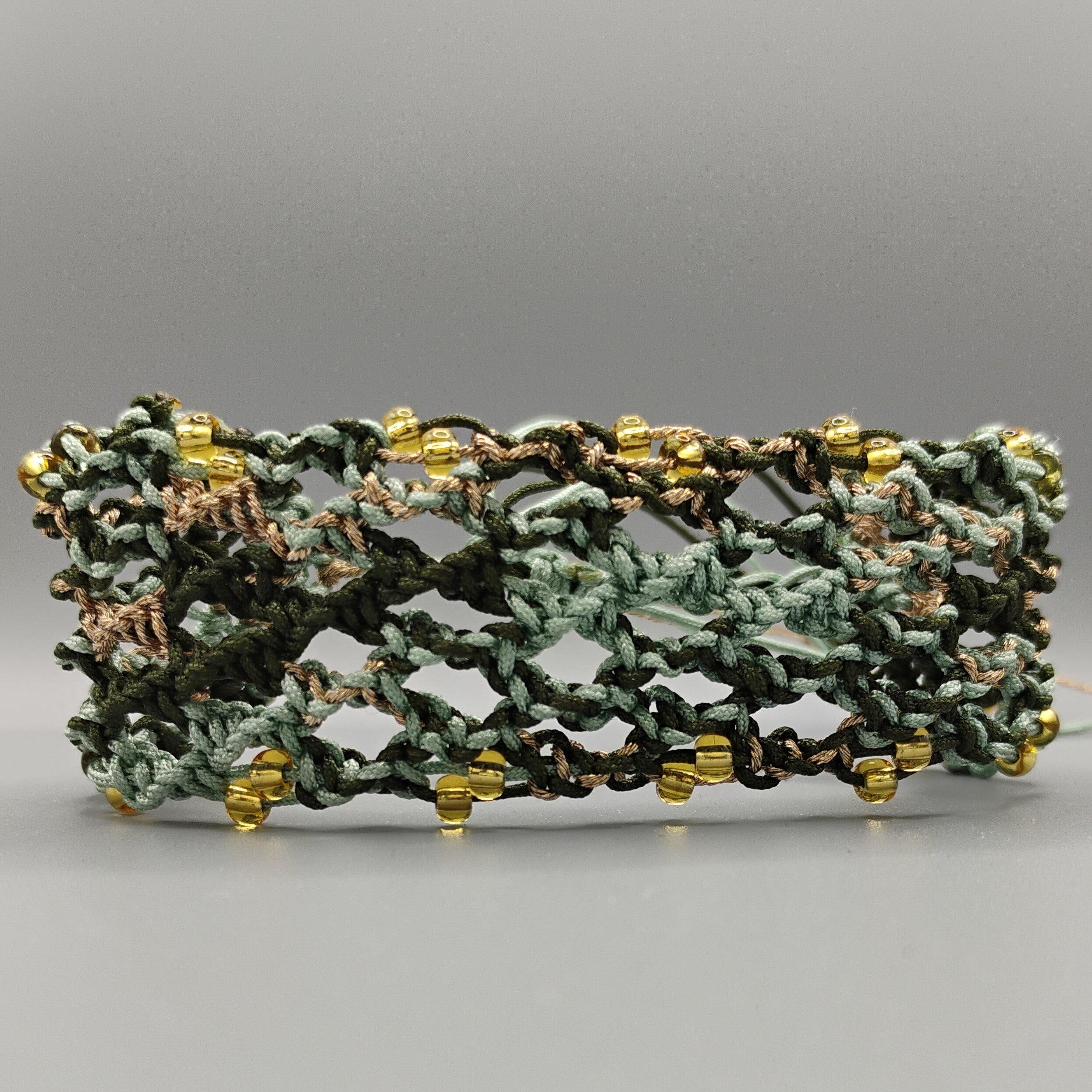 BRAZALETE REJILLA VERDE
