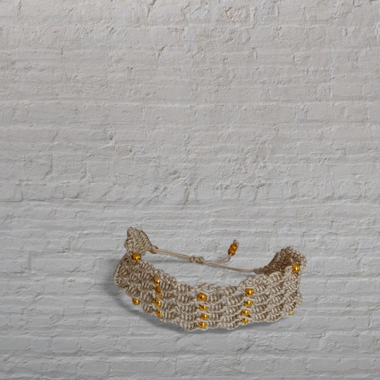 PULSERA REJILLA GRIS