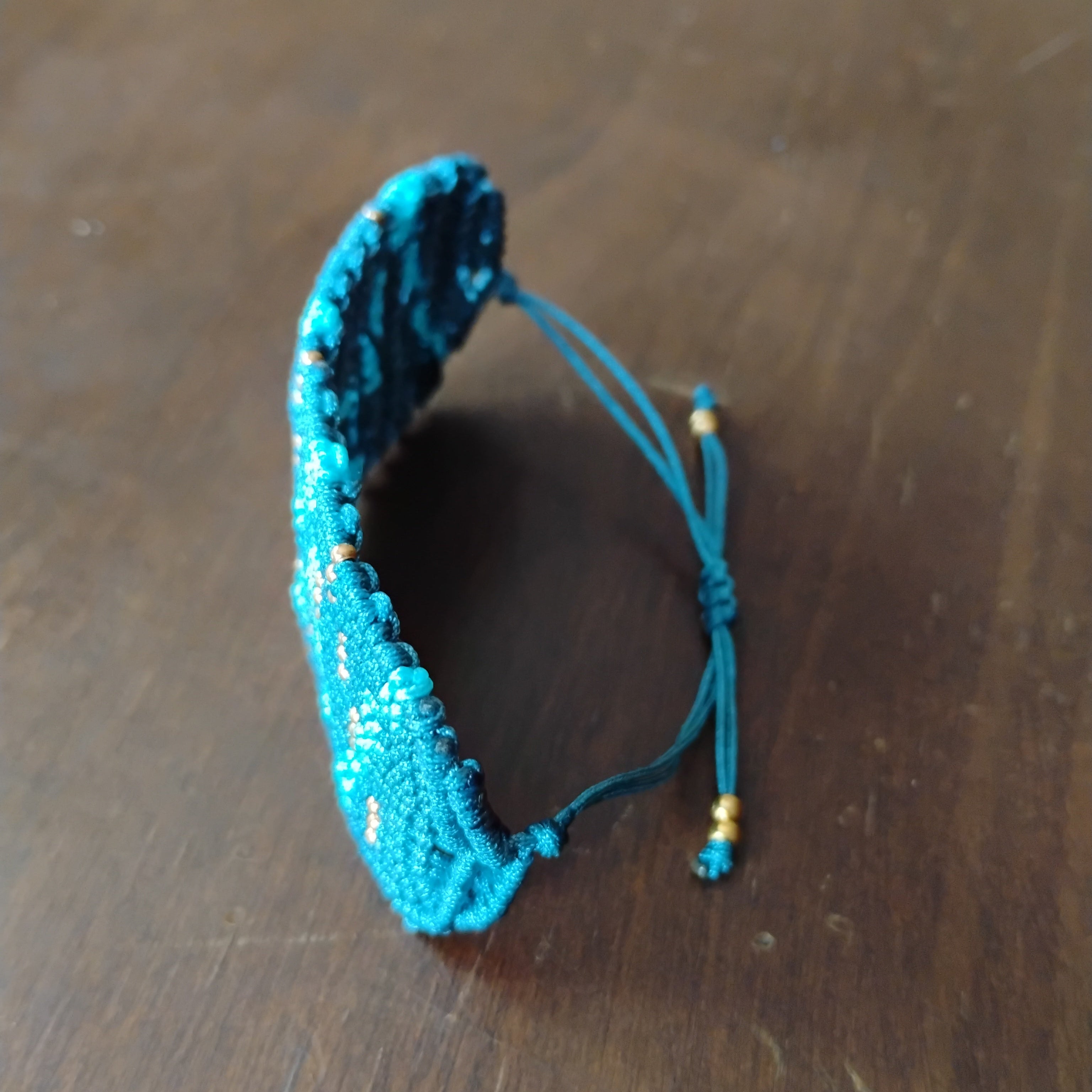 BRAZALETE GEOMETRIA AGUAMARINA