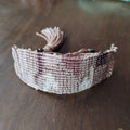 BRAZALETE GEOMETRIA IRREGULAR MARRON