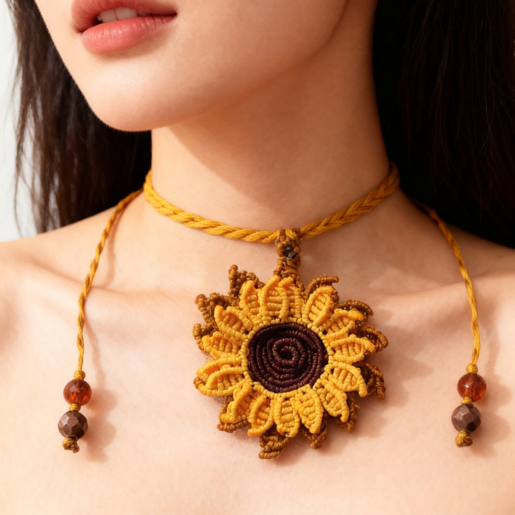 COLLAR GIRASOL DOBLE