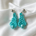 PENDIENTES PERLA TURQUESA