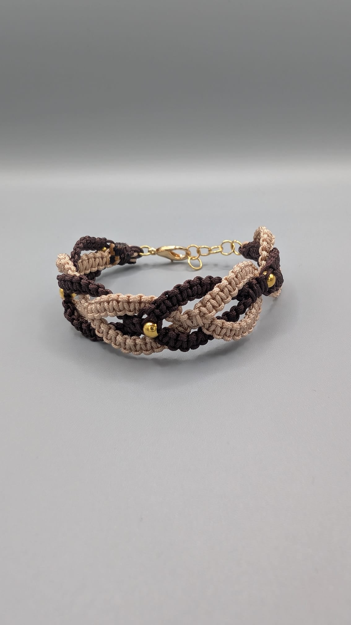 Pulsera Dos tonos colores tierra