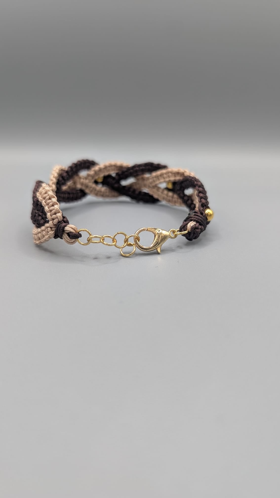 Pulsera Dos tonos colores tierra