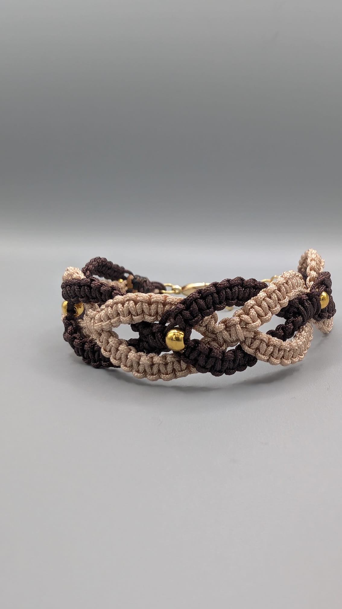 Pulsera Dos tonos colores tierra