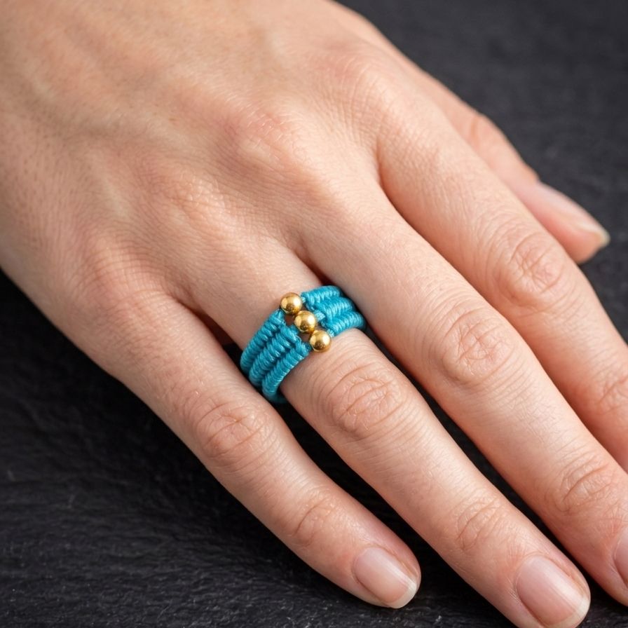 ANILLO SIN UNIÓN turquesa