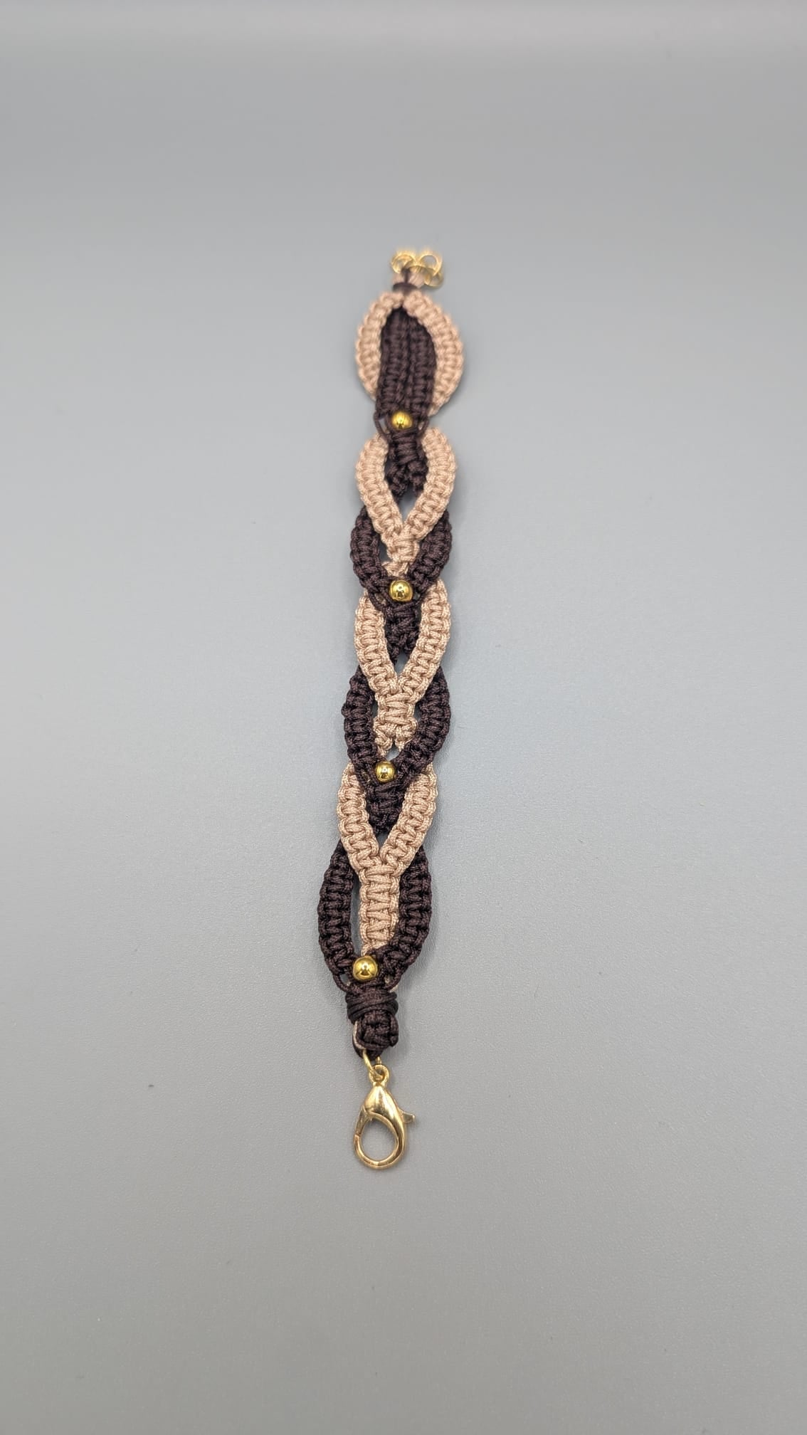 Pulsera Dos tonos colores tierra