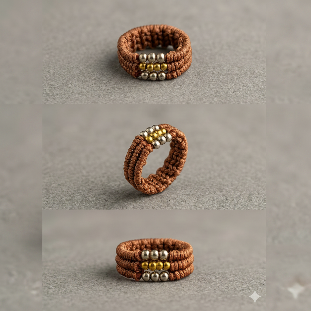 ANILLO SIN UNIÓN marrón